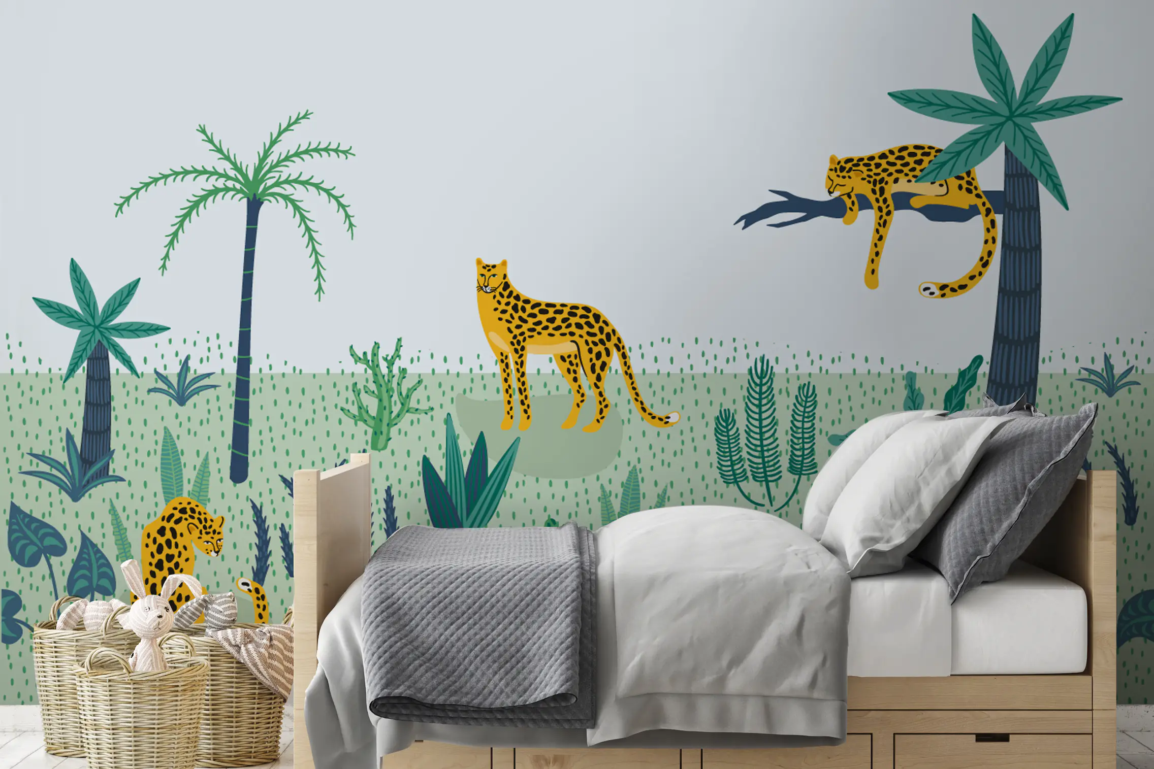 bedroom-kids-wallpaper-mural-design-nursery-room-children