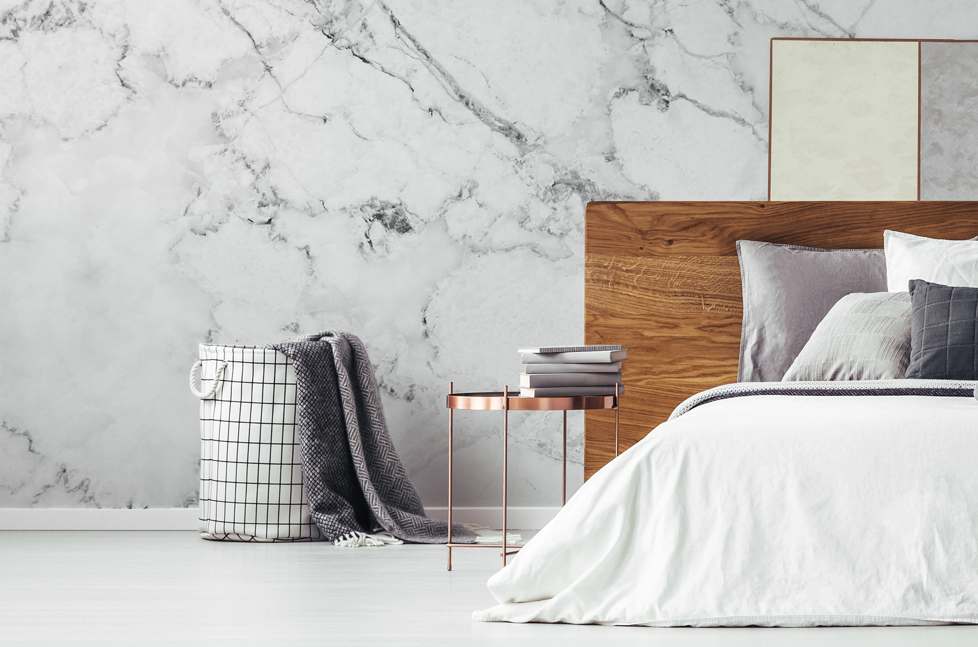 wallpaper-marble-bedroom-modern-bed
