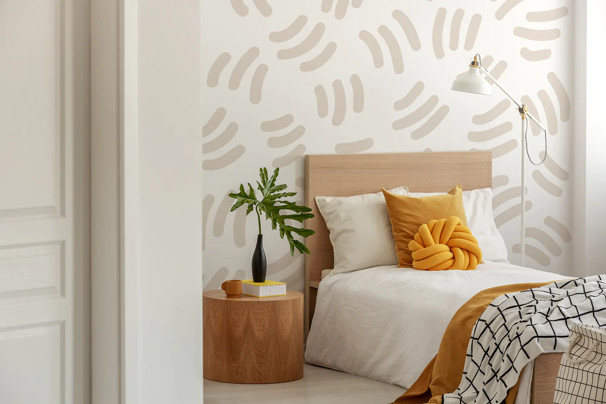 modern-bedroom-student-room-wallpaper-design-bed